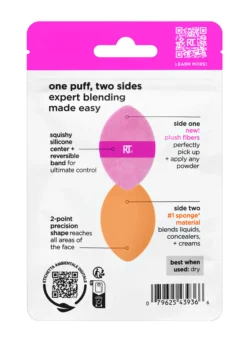 1 puff per il trucco multiuso a doppia texture