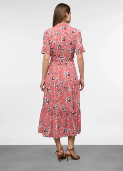 Abito chemisier in pura viscosa donna