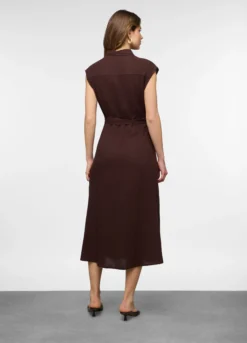 Abito chemisier misto lino donna