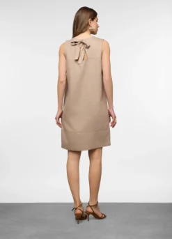 Abito corto Fit Straight misto lino donna