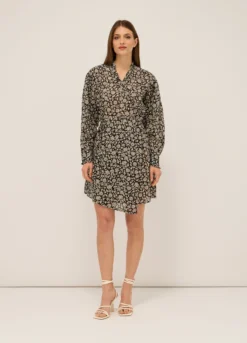 Abito corto in puro cotone donna
