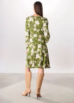 Abito corto in viscosa stretch donna