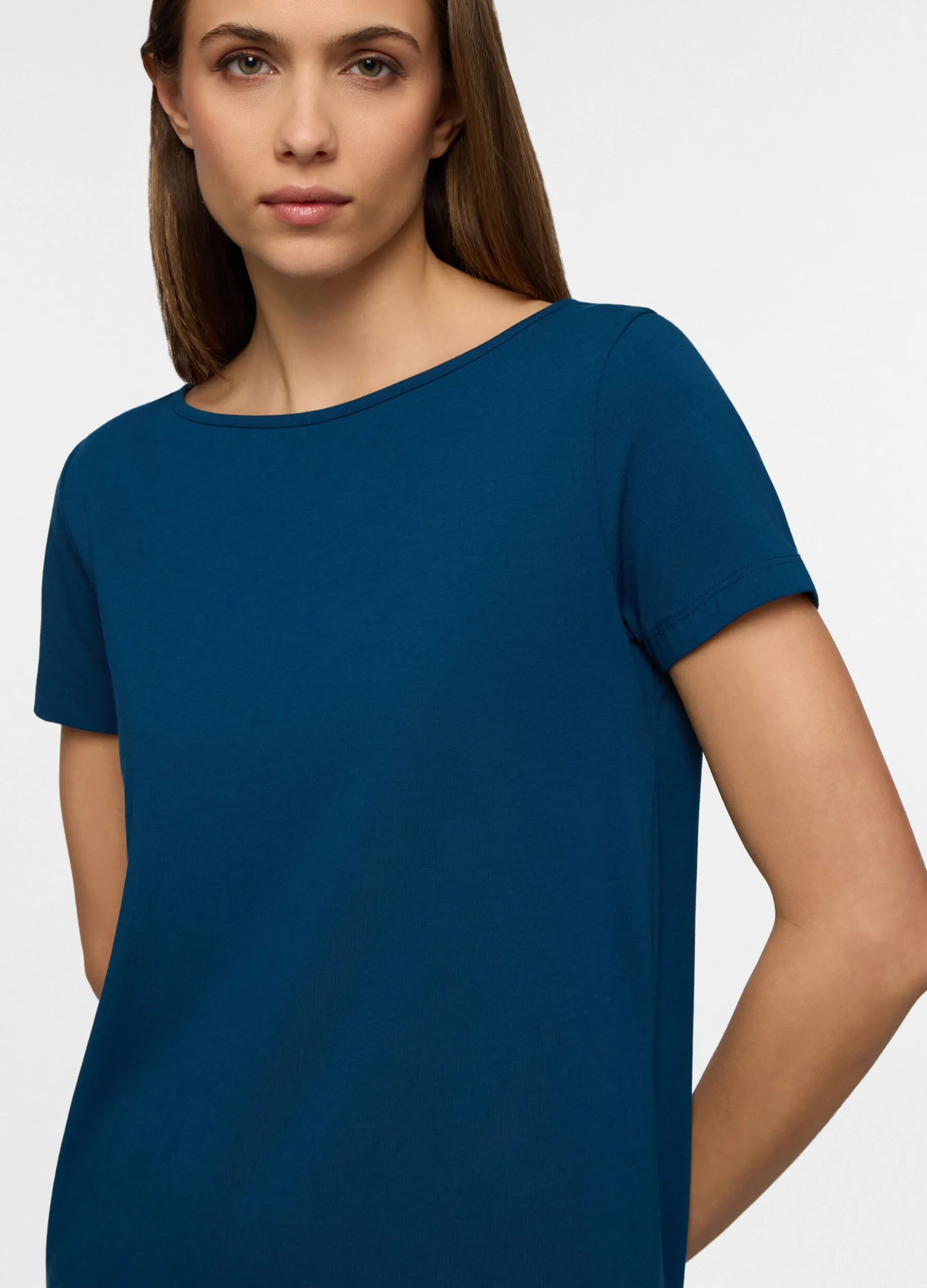 Abito corto stretch donna