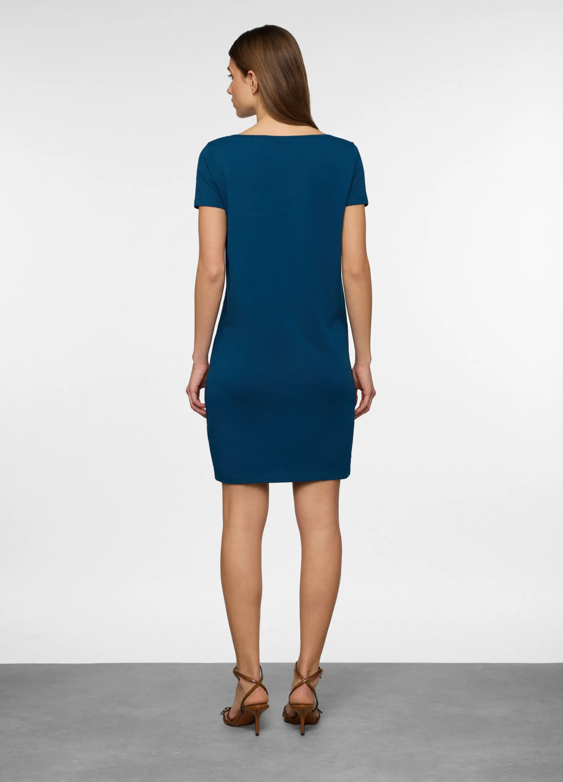 Abito corto stretch donna