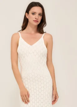 Abito crochet in misto cotone donna