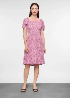 Abito Fit Regular in pura viscosa donna