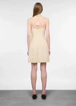 Abito fitted in puro cotone donna