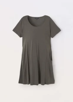 Abito in jersey di puro cotone donna curvy