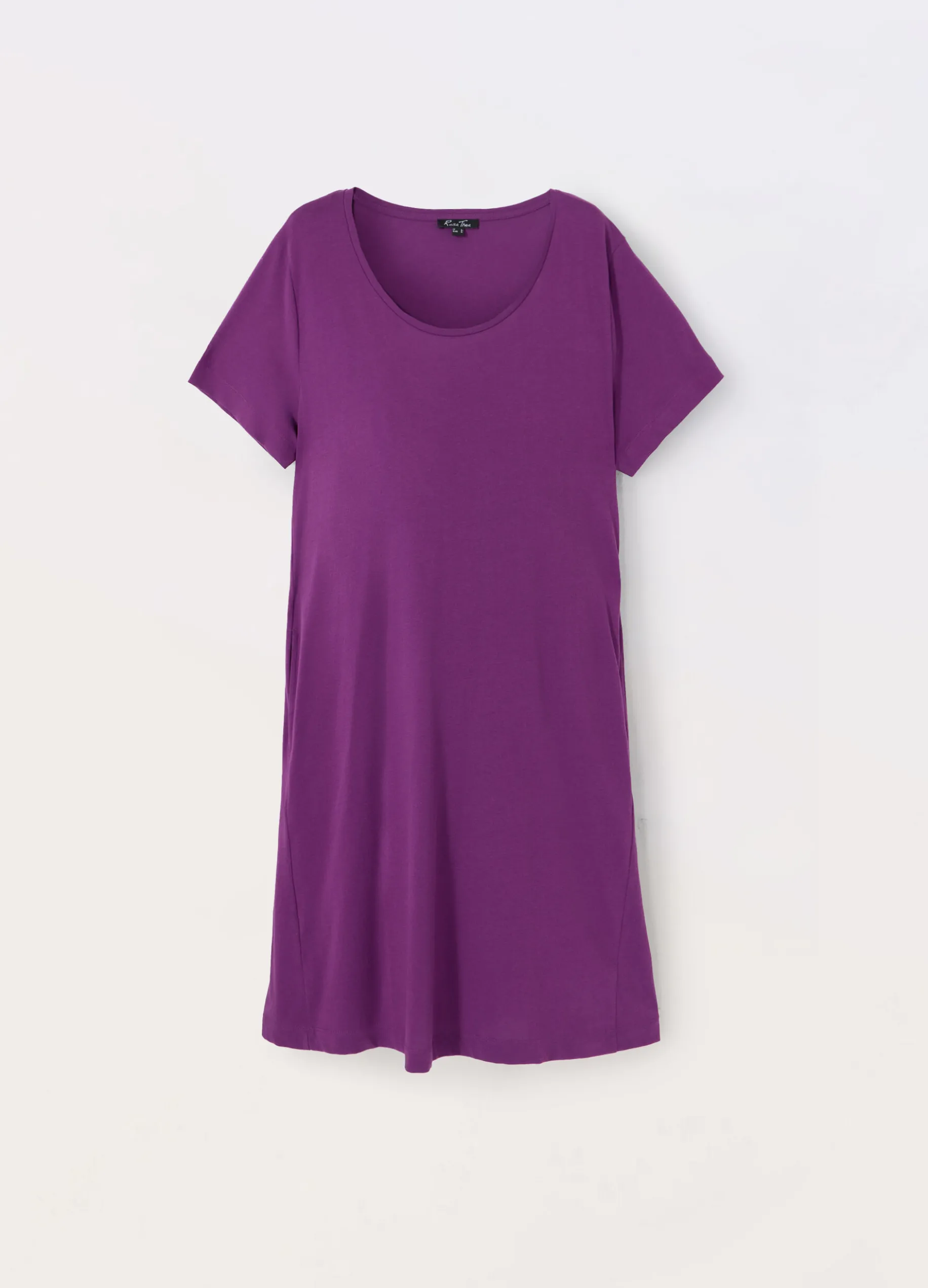 Abito in jersey di puro cotone donna curvy