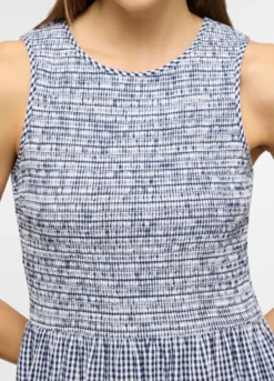 Abito in puro cotone seersucker donna