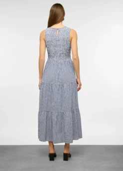 Abito in puro cotone seersucker donna