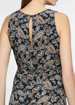 Abito lungo con stampa donna