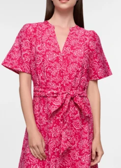 Abito lungo Fitted misto viscosa donna