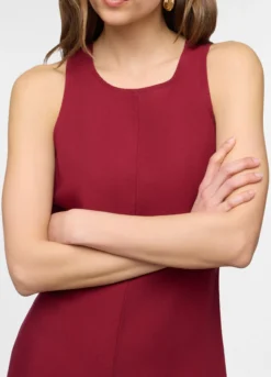 Abito lungo Fit Wide misto lino donna