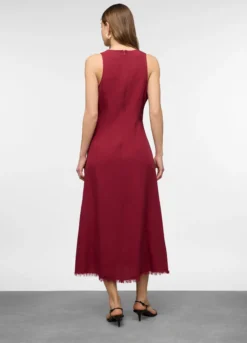 Abito lungo Fit Wide misto lino donna