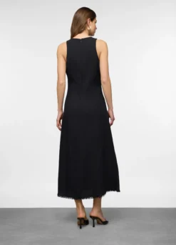 Abito lungo Fit Wide misto lino donna