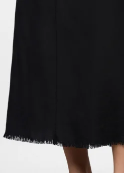 Abito lungo Fit Wide misto lino donna