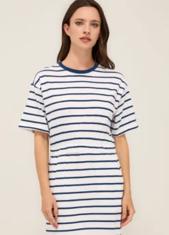 Abito lungo in jersey di puro cotone donna