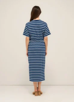 Abito lungo in jersey di puro cotone donna