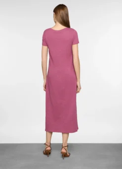 Abito lungo in jersey slub donna