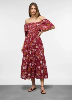 Abito lungo in puro cotone donna