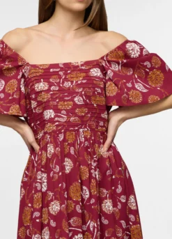 Abito lungo in puro cotone donna