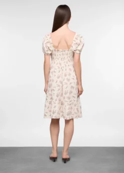 Abito misto lino donna