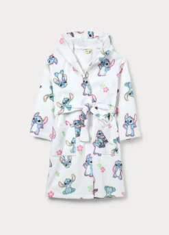 Accappatoio Stitch in puro cotone velour ragazza