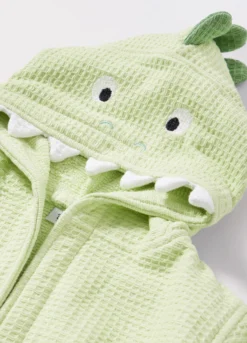 Accappatoio in puro cotone con cappuccio neonato