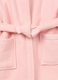Accappatoio waffle di puro cotone neonata