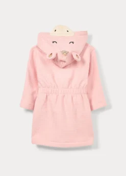 Accappatoio waffle di puro cotone neonata