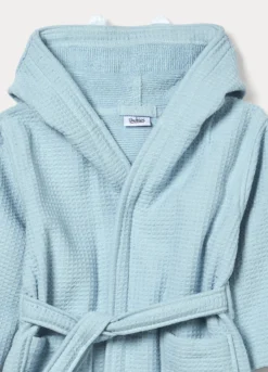 Accappatoio waffle di puro cotone neonato