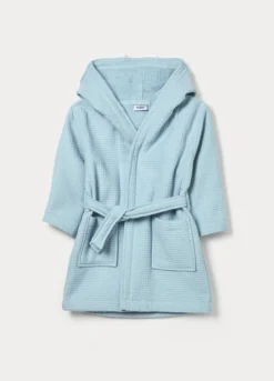 Accappatoio waffle di puro cotone neonato