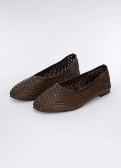 Ballerine intrecciate donna