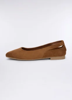 Ballerine scamosciate donna