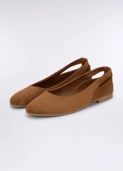 Ballerine scamosciate donna