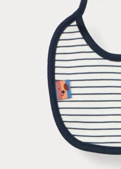 Bavaglini in interlock di puro cotone neonato