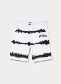 Bermuda in french terry di cotone stretch ragazzo