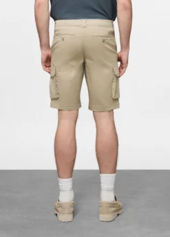 Bermuda cargo in cotone stretch uomo