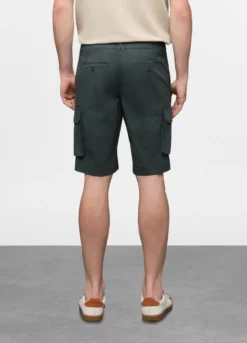Bermuda cargo in cotone stretch uomo
