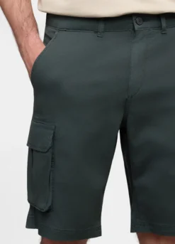 Bermuda cargo in cotone stretch uomo