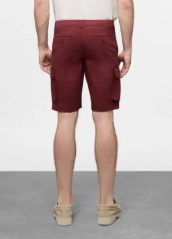 Bermuda cargo in cotone stretch uomo