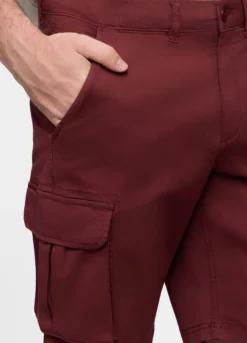 Bermuda cargo in cotone stretch uomo