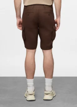 Bermuda cargo in lino uomo