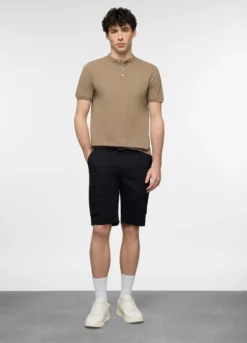 Bermuda cargo in twill di cotone uomo