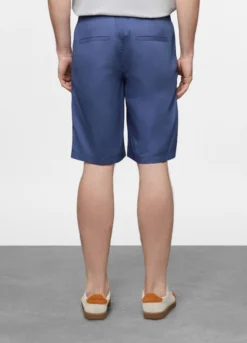 Bermuda chino in popeline misto cotone uomo