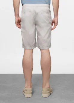 Bermuda chino in popeline misto cotone uomo