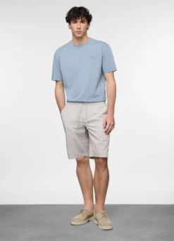 Bermuda chino in popeline misto cotone uomo