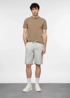 Bermuda chino in twill di cotone uomo