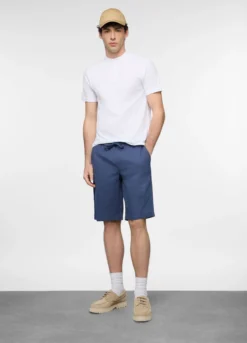 Bermuda chino in twill di cotone uomo